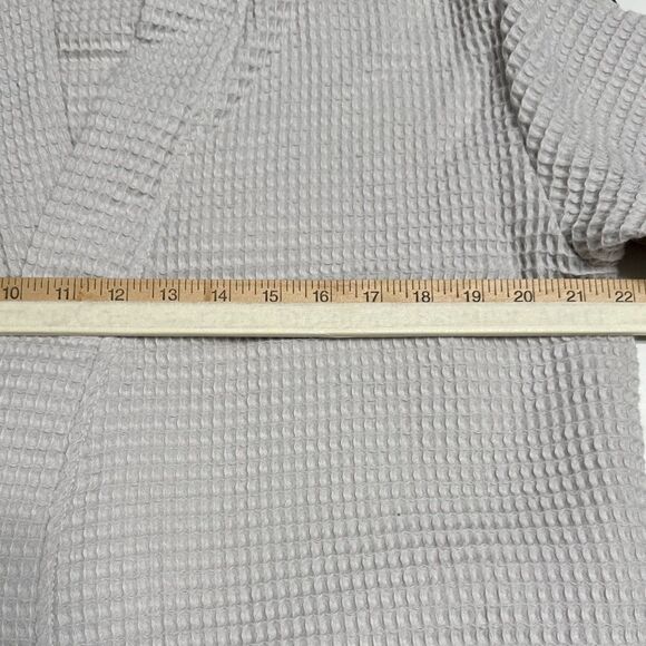 Quince Small Organic Turkish Waffle Robe Silver Gray Women’s S New In Package - Picture 4 of 7
